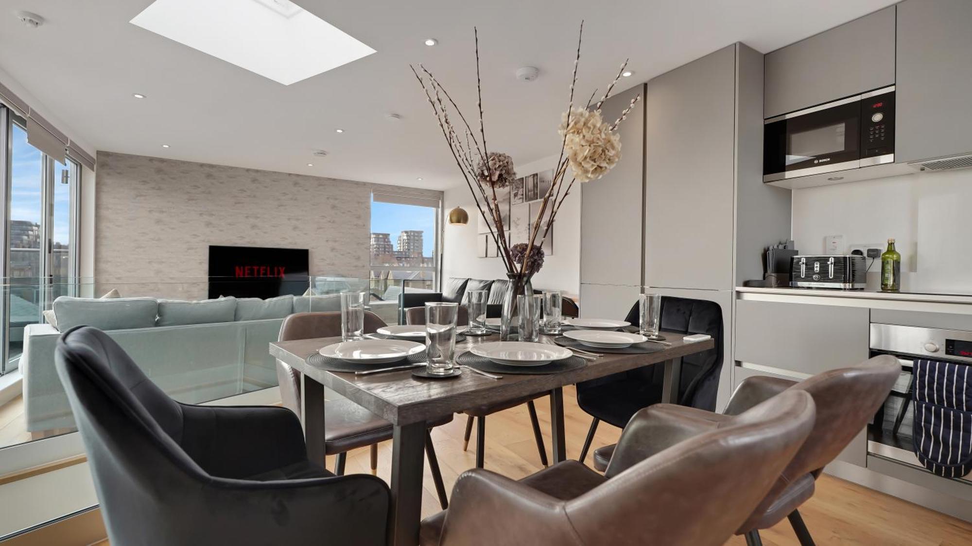 Modern And Spacious Penthouse Apartment In Putney With Free Parking London Eksteriør bilde
